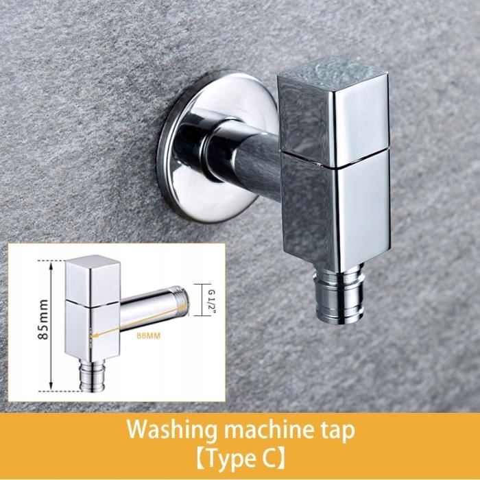 Kuchynské kohútiky, štvorcový mosadz rýchly otvárací faucet
