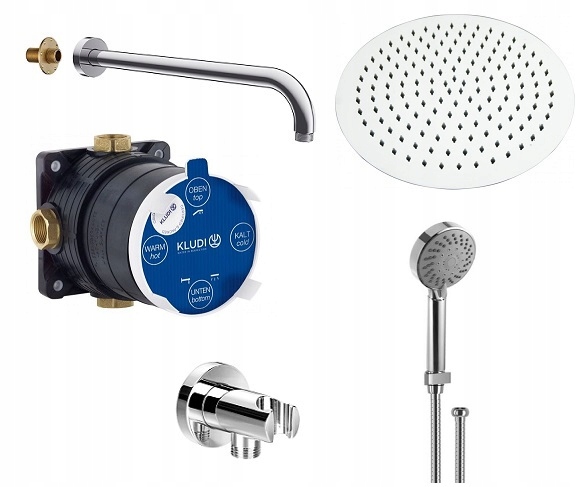 Kludi flexx.boxx 88011 + dažďová sprcha 25 Set Oval