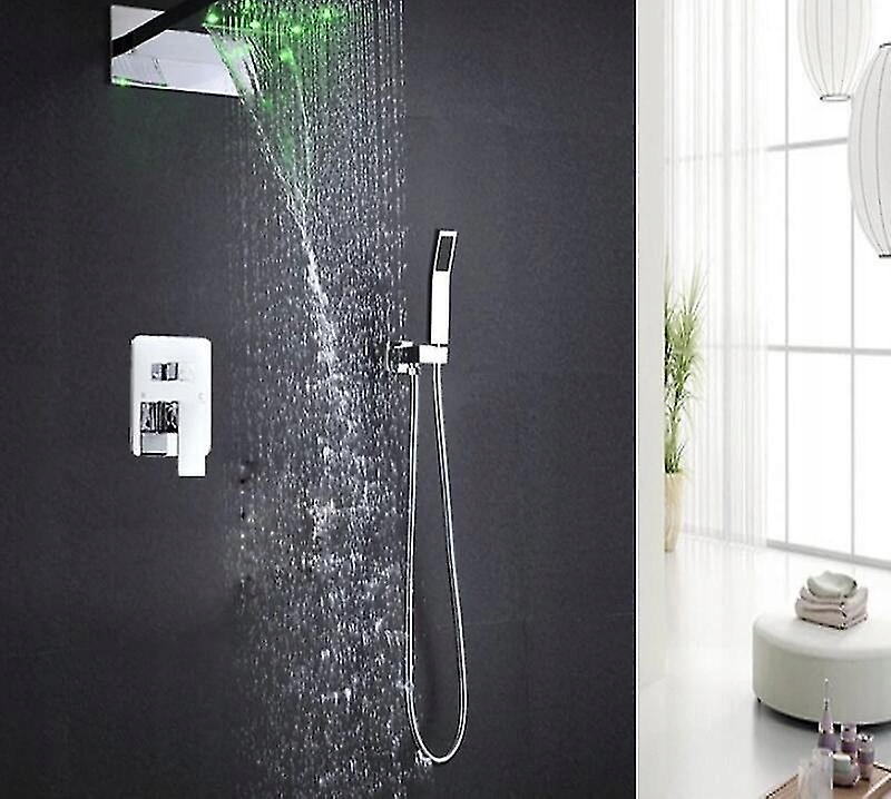 Kombinovaná LED luxusná sprchová batéria s dažďom