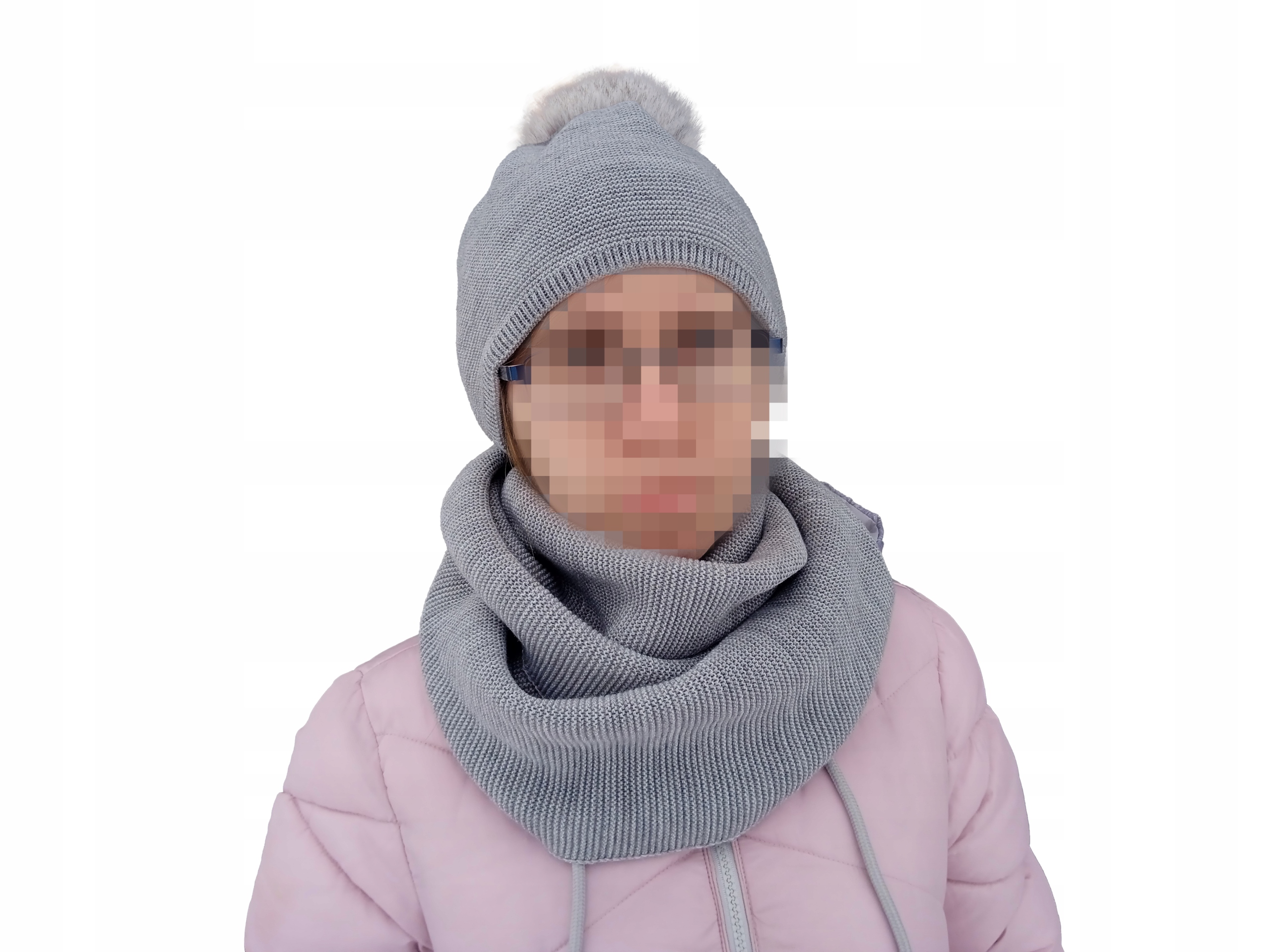 Sada km3 veľkosti m/l šedá