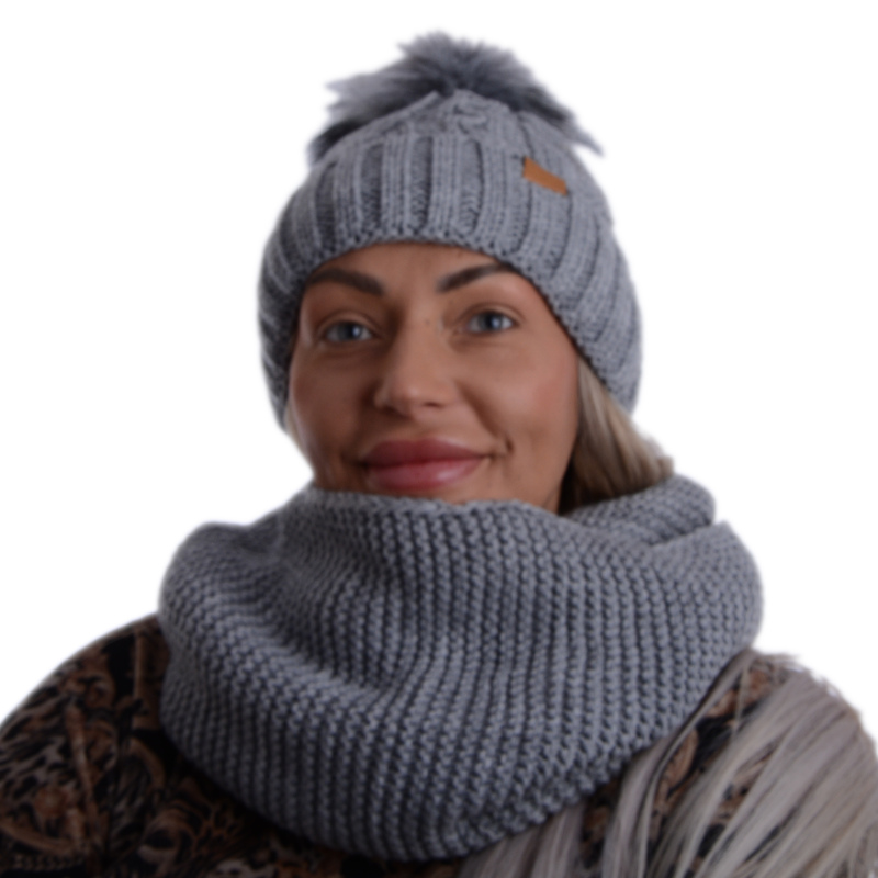 Nastavte čiapku, komín (golf) Moraj Winter Propagtion Veľkosť S/M Béžová, čierna, meď, strieborná, šedá