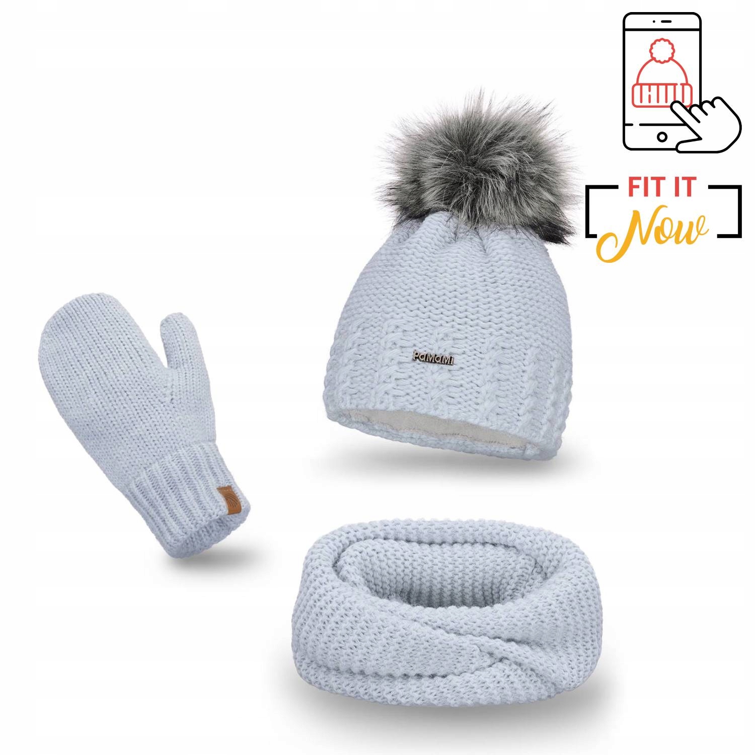 Nastavte čiapku, komín (golf), Essential 14503+14603+17680 Modré rukavice