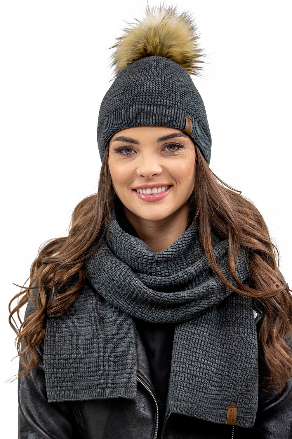 Sada čiapky, Vivisence Scarf 7041Kmpl Grey