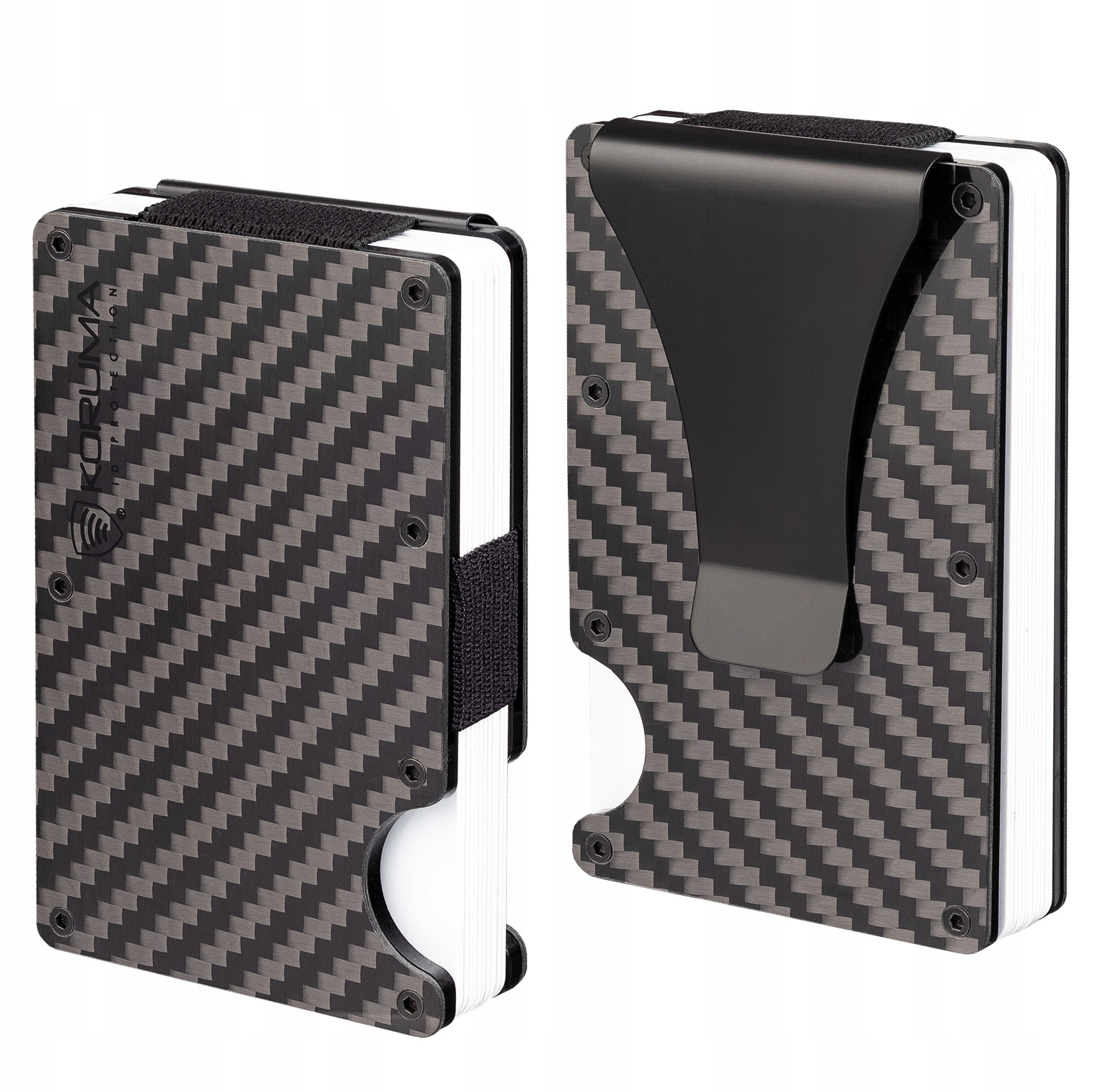 Coruma Aluminium Case pre kreditné karty Karbon