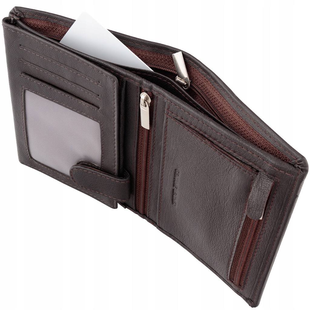 Peňaženka - Coruma Wallet Natural Grain Kožená hnedá SM -909 GBL - Pánsky produkt