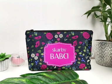 Tuli a tašky kozmetička pre babičku čierna, ružová, viacnásobná