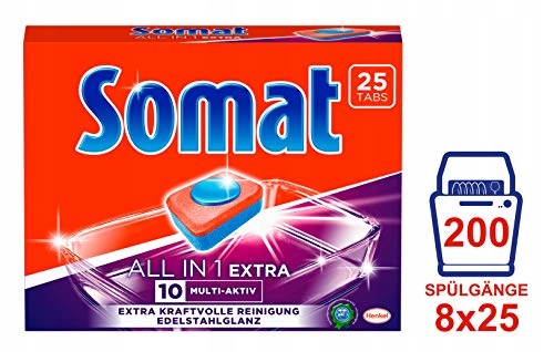 Paluby pre umývačke riadu somat karty 10 Všetko v jednom 200ks