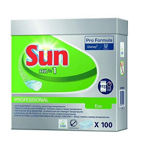 Decks pre umývačku riadu Sun Professional Eco Tab 100ks