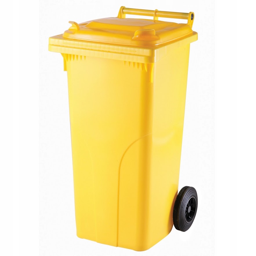 Košík na košík 120 l pre odpadový žltý odpad