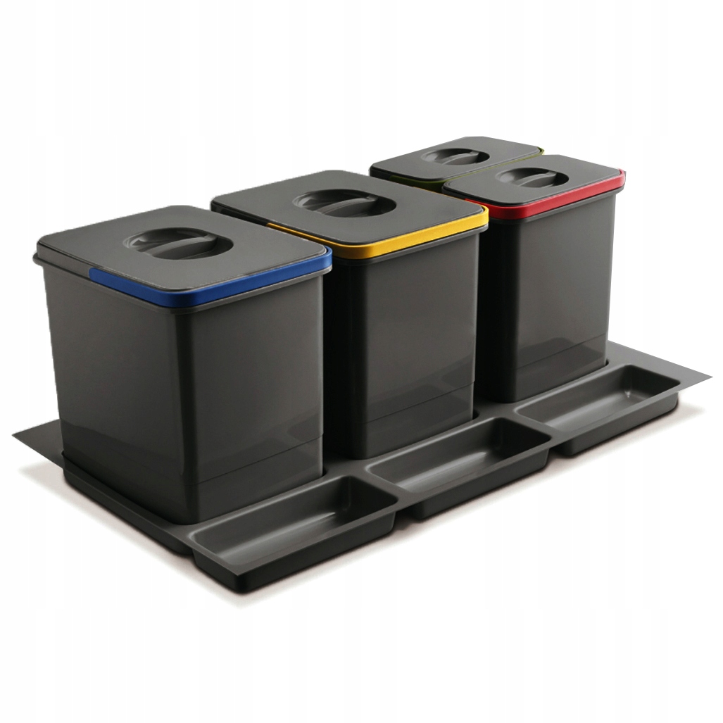 Multinový segregačný kôš pre 80 cm, 2x15l 2 kabinet 2