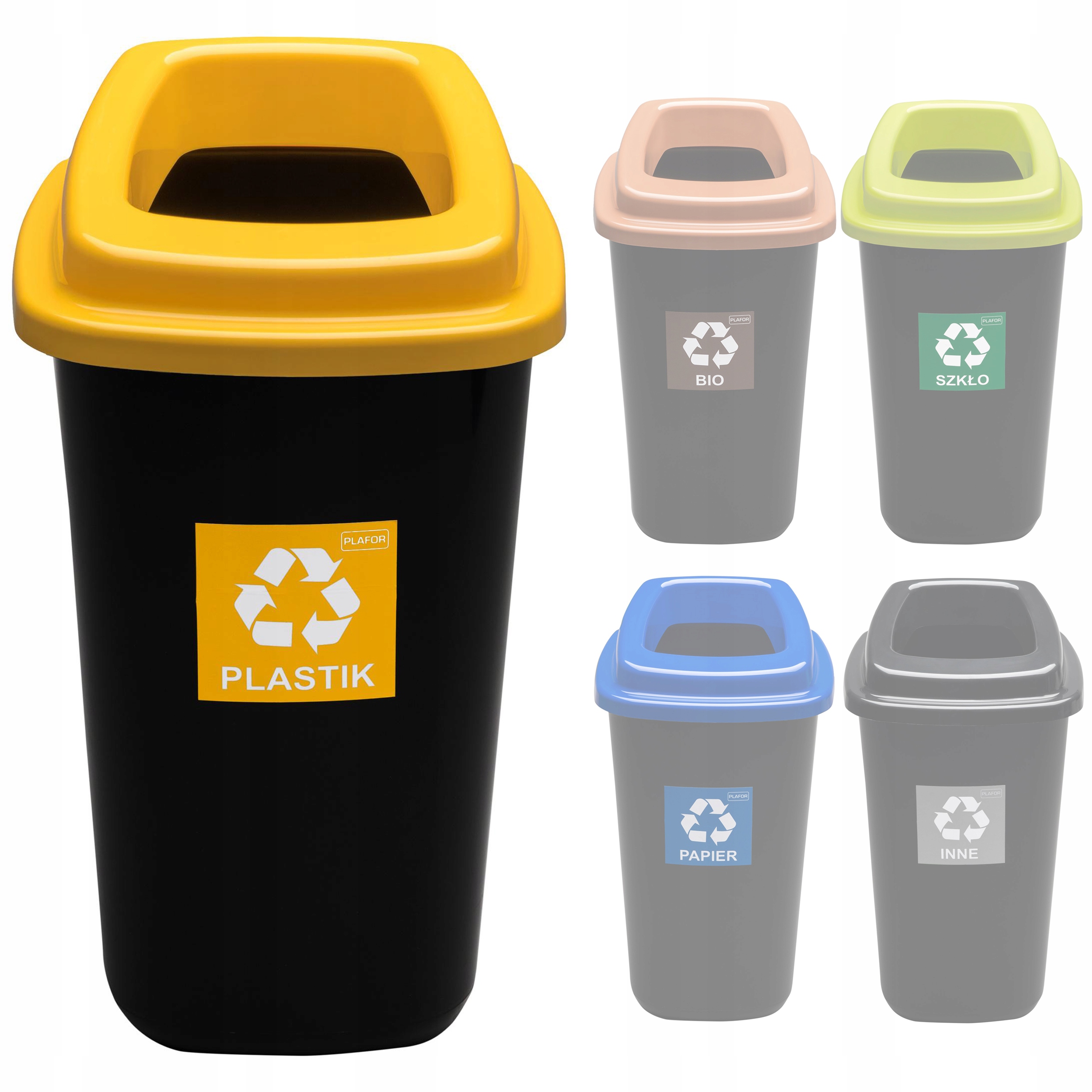 Odpadový segregačný kôš plast pre odpad