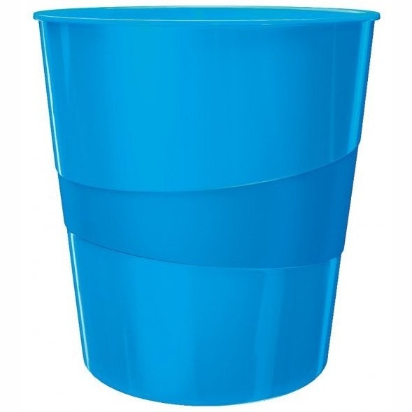 Odpadky 15 l Leitz Wow Blue Metallic 527