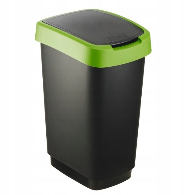 Odpadkový kôš 25 L TWIST čierny / zelený
