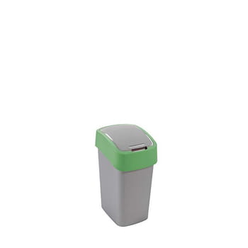 Kôš na odpadky 9L flip-bin strieborný/zelený curver