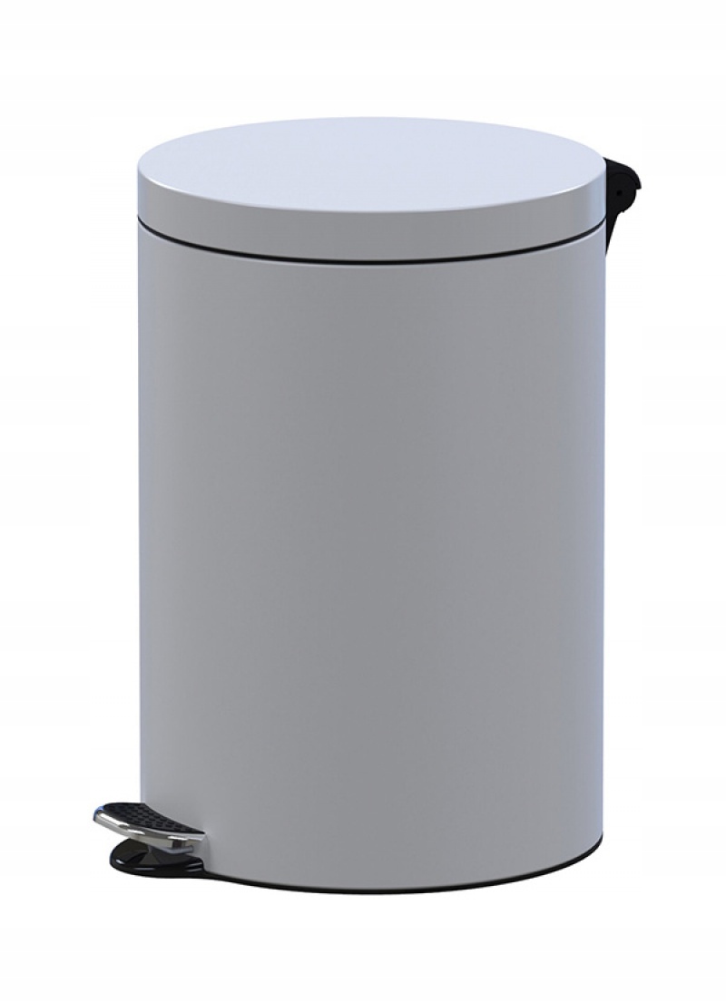 Odpadkový kôš ALDA SOFT-CLOSE 20l, oceľ, biely