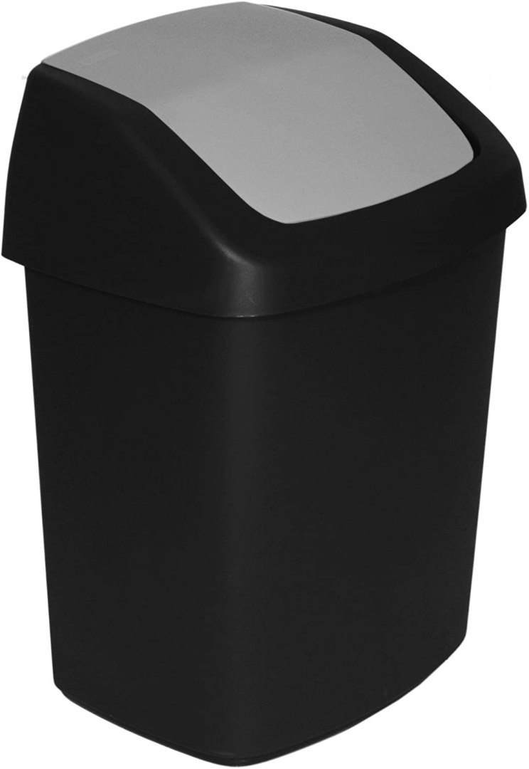 Kôš na odpadky s nakloneným krytom 15 l, cz