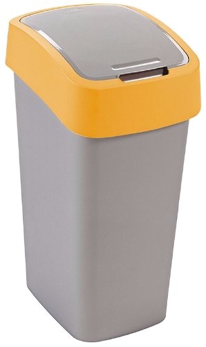 Koža na odpadky Flip 50 L Curver Srebr/Orange.