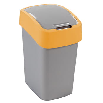 Flip-bin 25 l strieborný/oranžový odpad z odpadu C