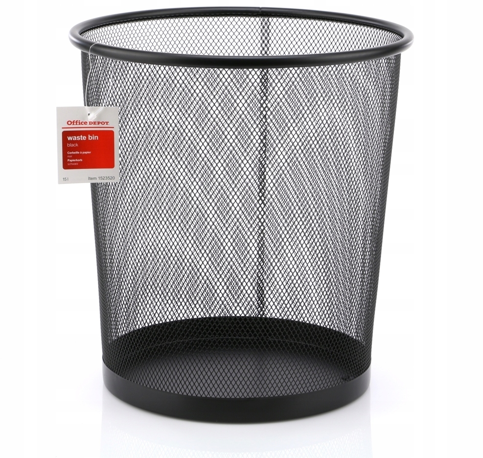 Depot Depot Depot Black Bin Black