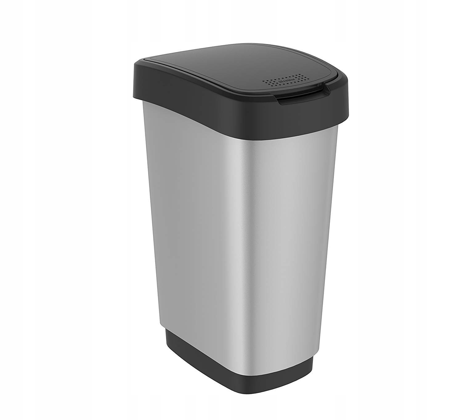 Rotho odpadkový kôš 50 l striebro