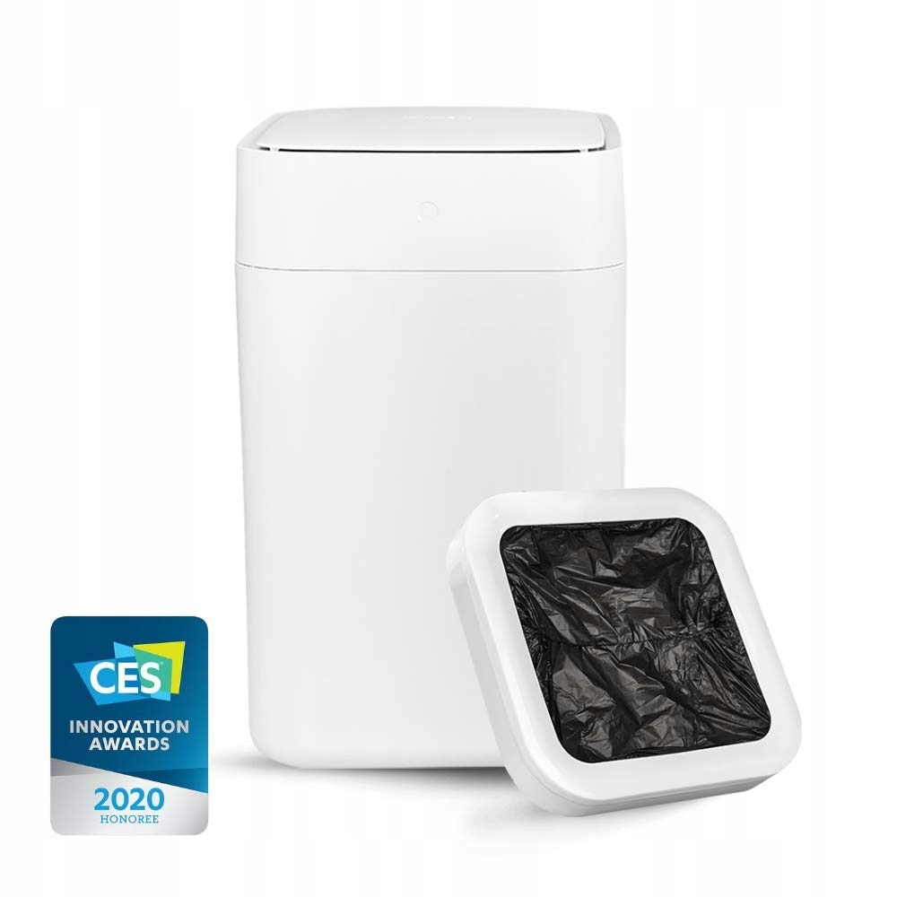 Mestský odpad na odpadky 15,5 l biely