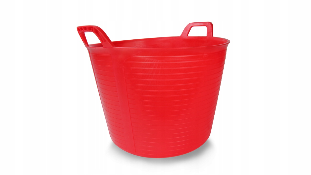 Červený plastový kôš č. 3 (40 L) Rubi 88726