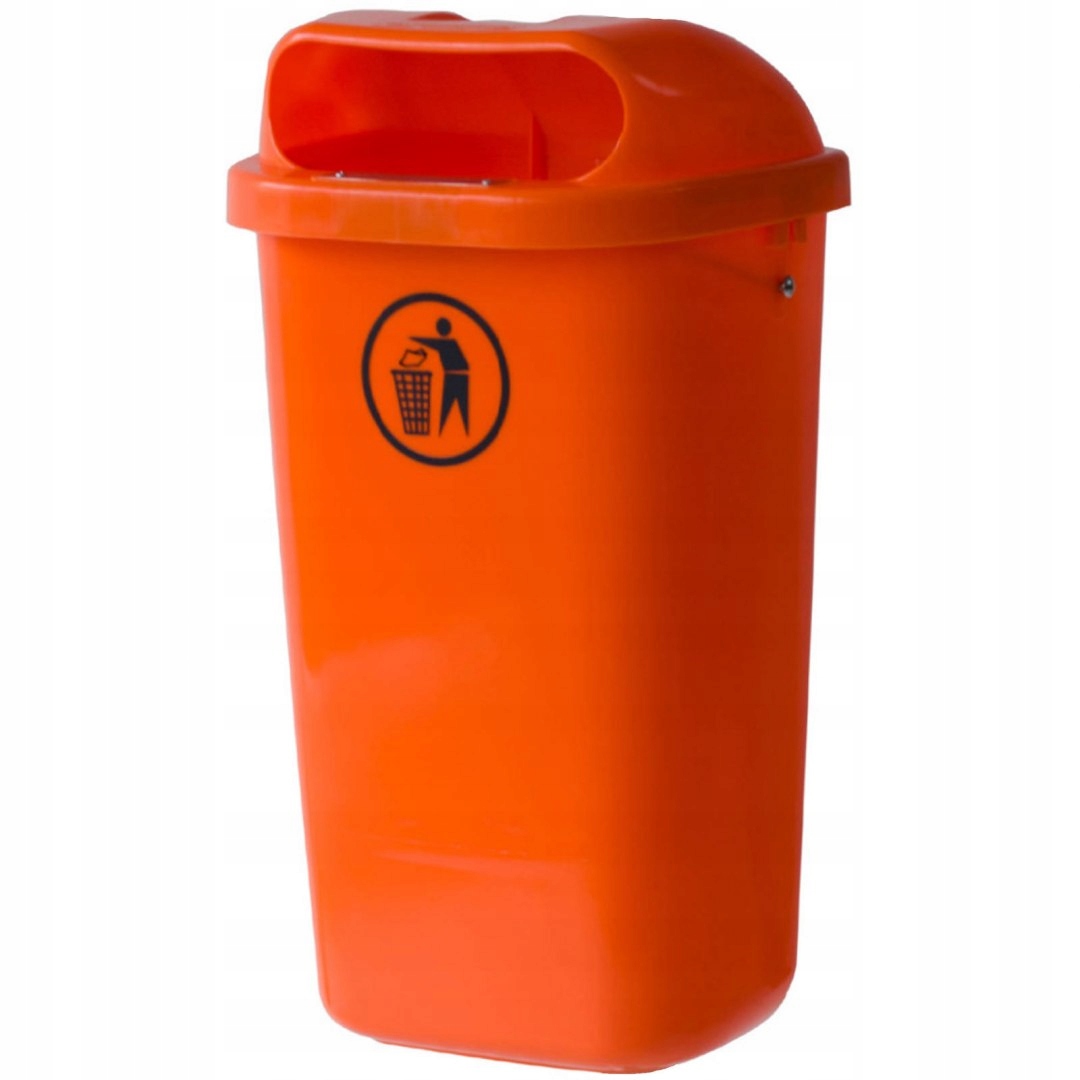 Uličný kôš mestský odpadový nádoba na post