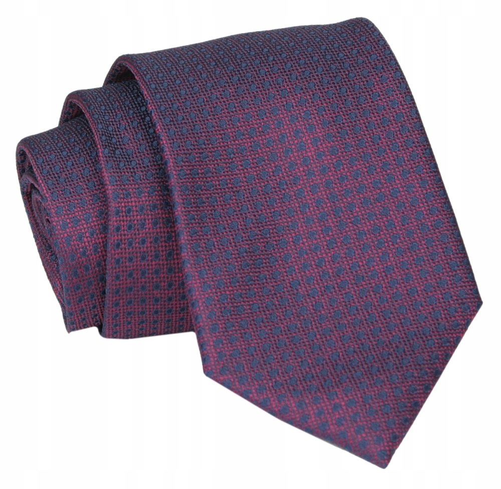 Kravata - Alties - Dark Wine in Polka Dots