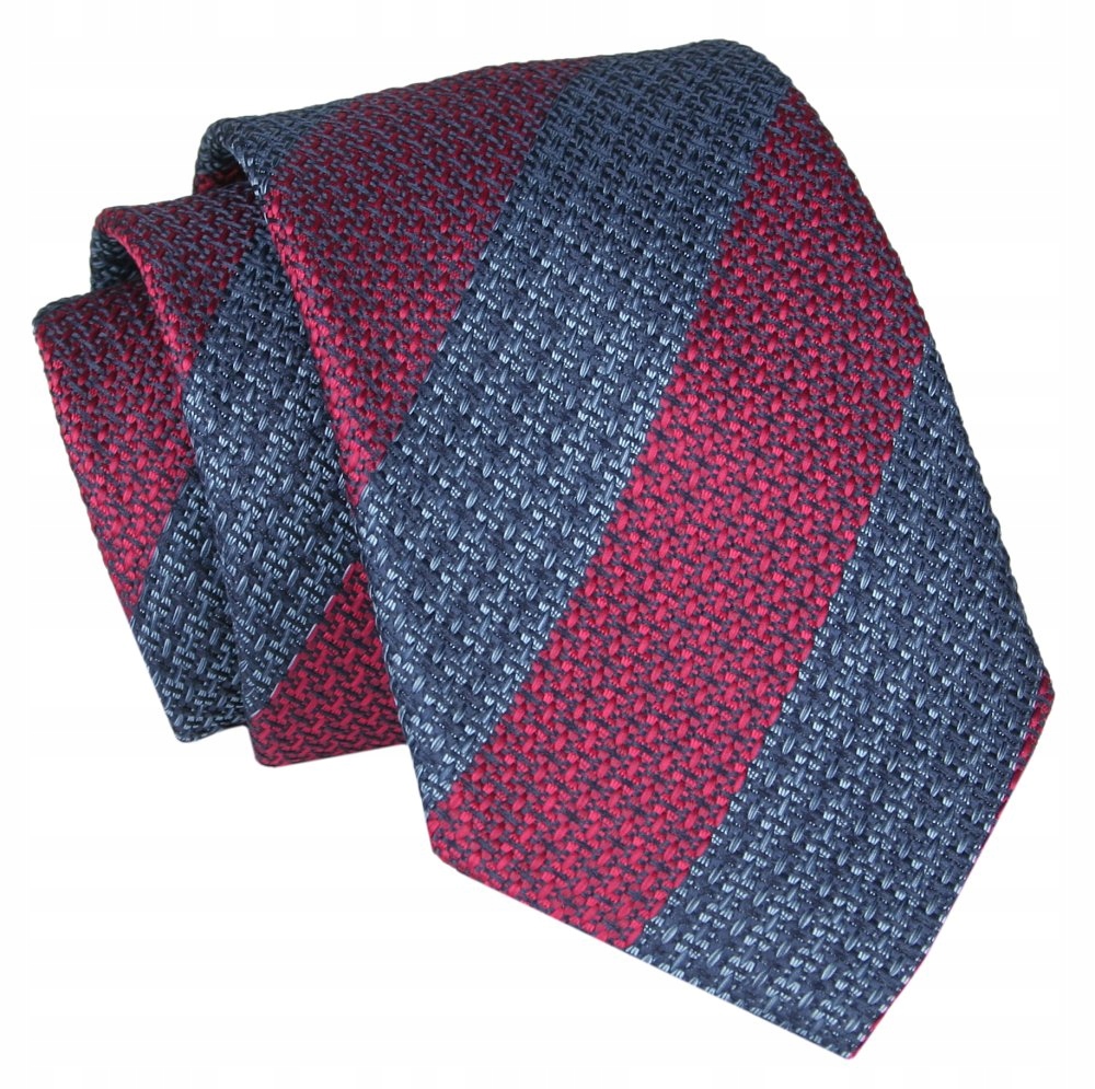 Kravata - Alties - Navy Blue, Red, opasky