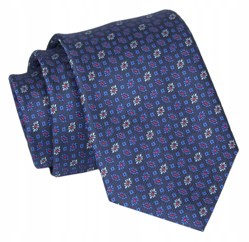 Kravata - Alties - Navy modré, malé kvety