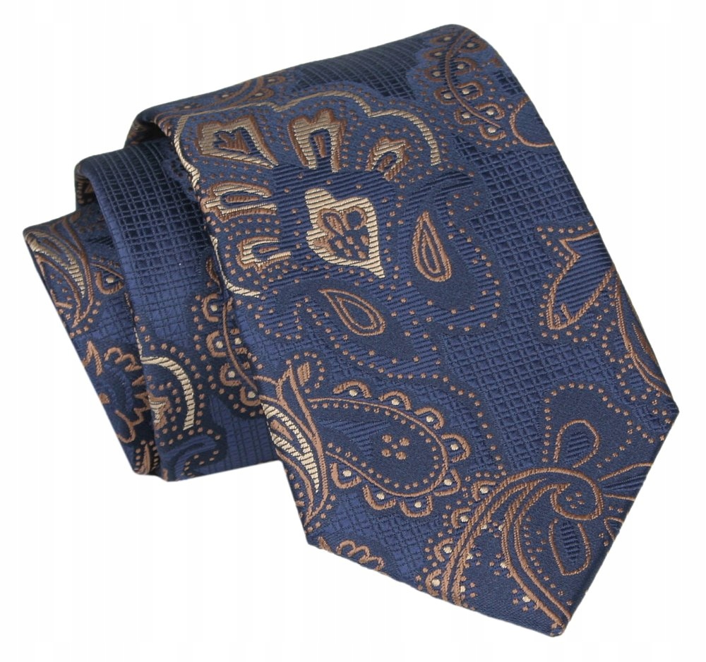 Kravata - Alties - Navy Blue, kvetinový vzor
