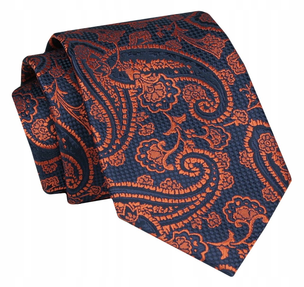 TIE - Alties - Navy modrá so vzorom medi