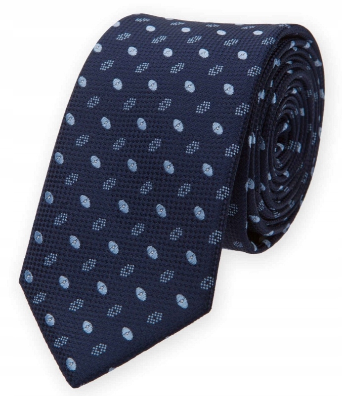 Pánske kravaty Navy Blue Lancerto Pattern M.233