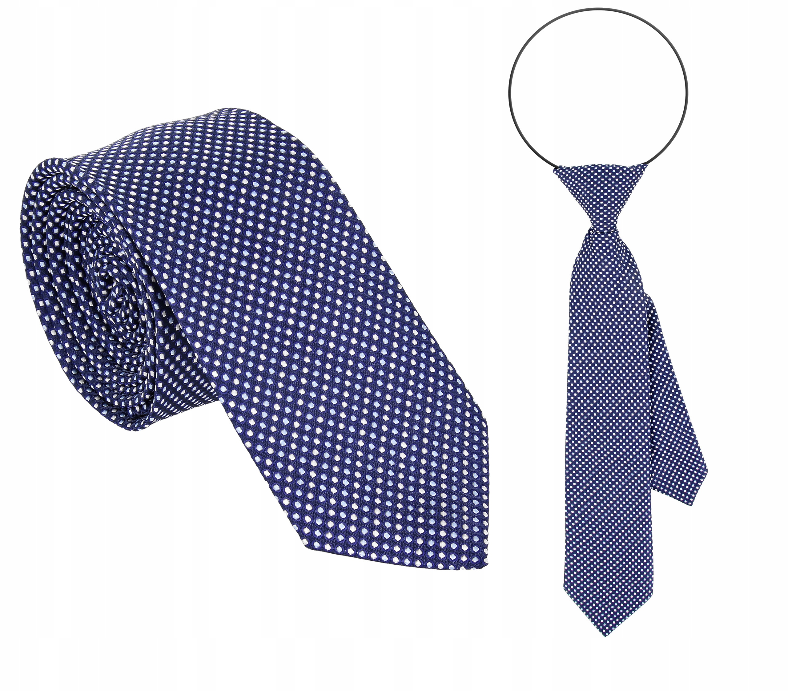 Kravata otca a syn 0-4 roky Navy Blue Lorento