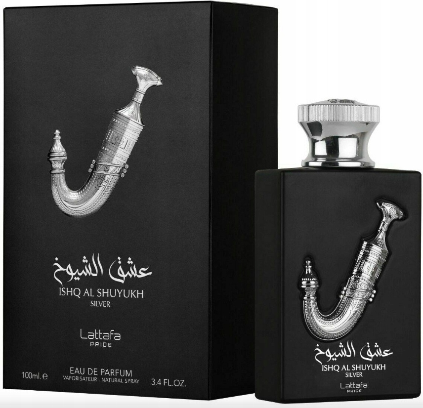 LATTAFA Ishq Al Shuyukh Silver 100 ml EDP unisex parfumovaná voda