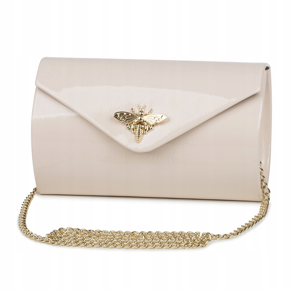 Laura Biaggi Clutch Bag Evening Handbag Pjerko LB125 obálka na reťazci elegantná na telefóne Ekologická koža