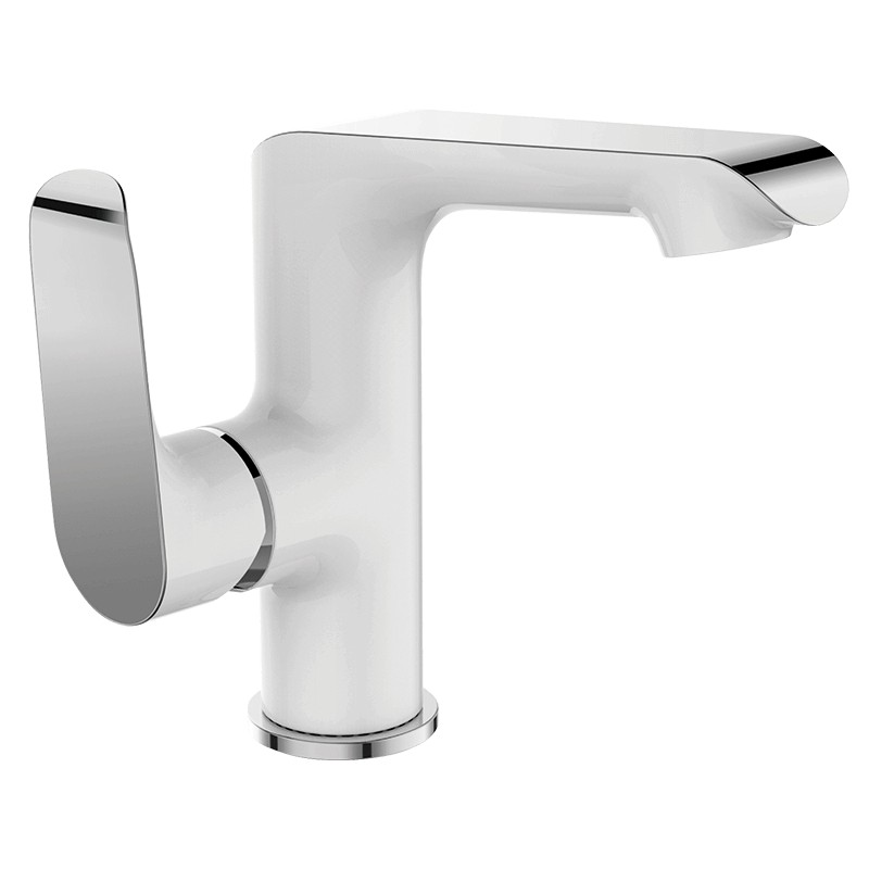 Laveo Alea Ble 625 Vysoký biely kohútik Washbasin