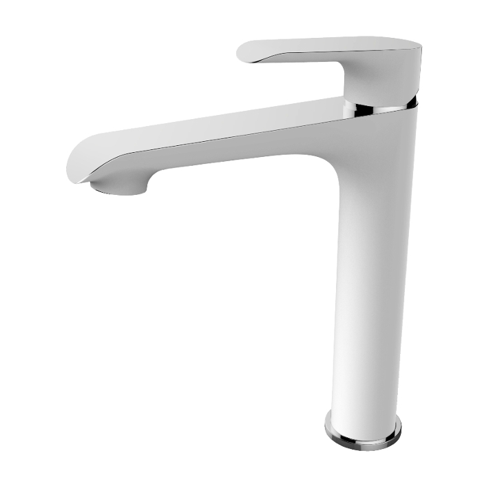 Batéria Laveo Alea. Sink. Wysoka Biała/Ch ble62nd