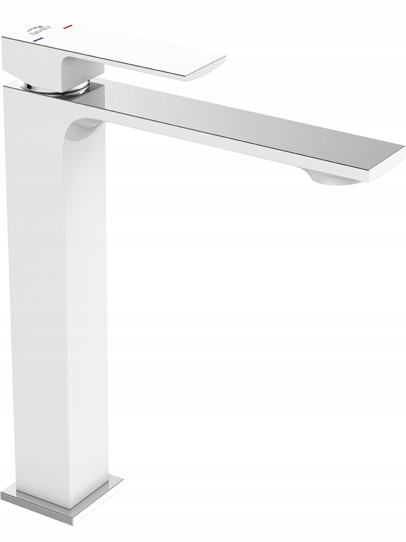Laveo Amper High -White Washbasin batéria/chróm
