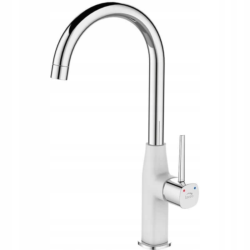 Kuchynská batéria - Laveo Field White Battery Sink Wyl. Pri