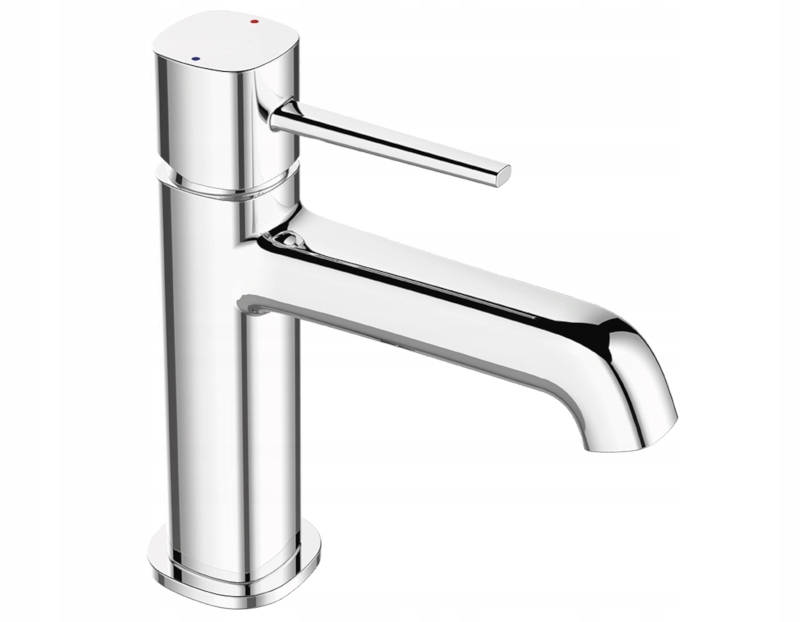 Laveo Polla Cubic Kvadro Washbasin Battery +Cork