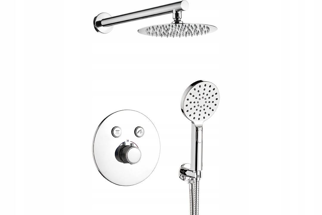 Laveo Volumo Spray Set Termp P/T Chrome Bav00tp