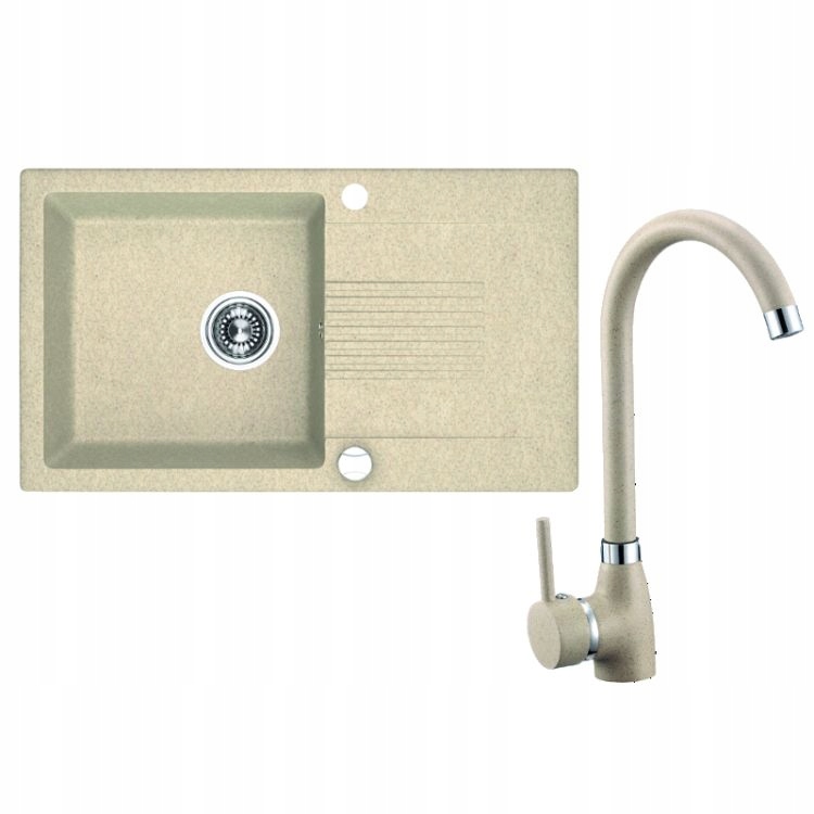 Kuchynská batéria - Laveo Celia Granite Sink + batéria