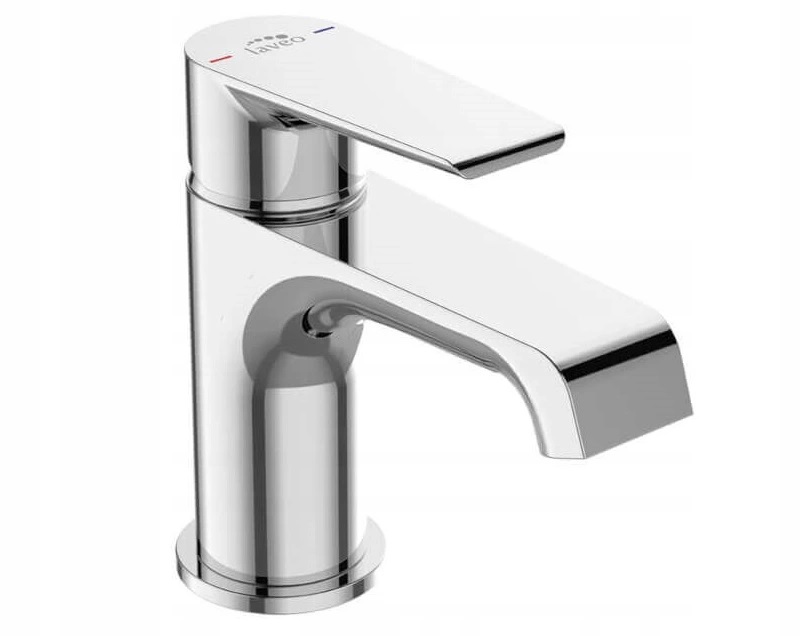 Laveo Cubic kvadrato largo washbasin batéria+kliknutie