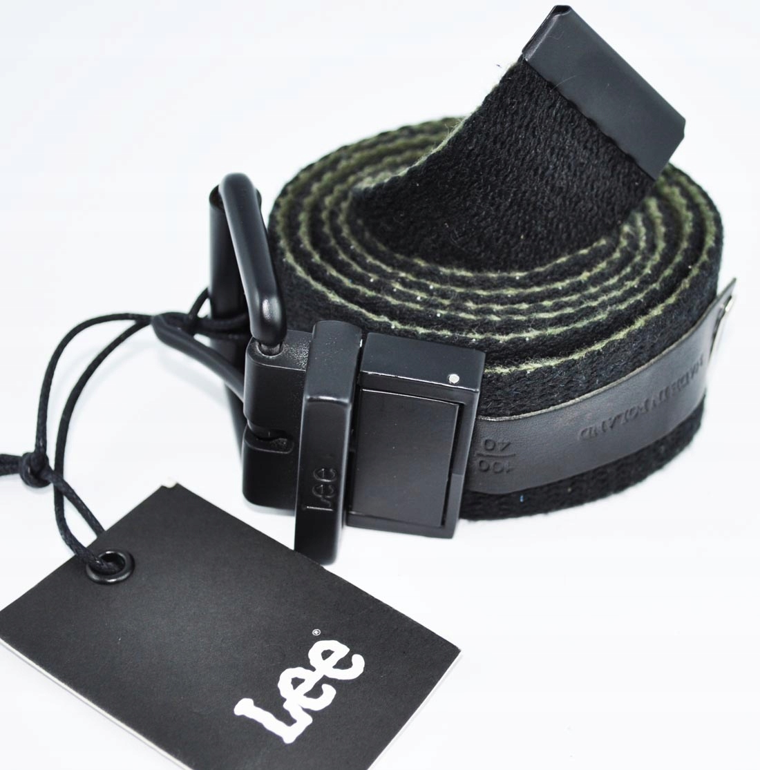 Opasok - Lee Black, Green Belt - mužský produkt