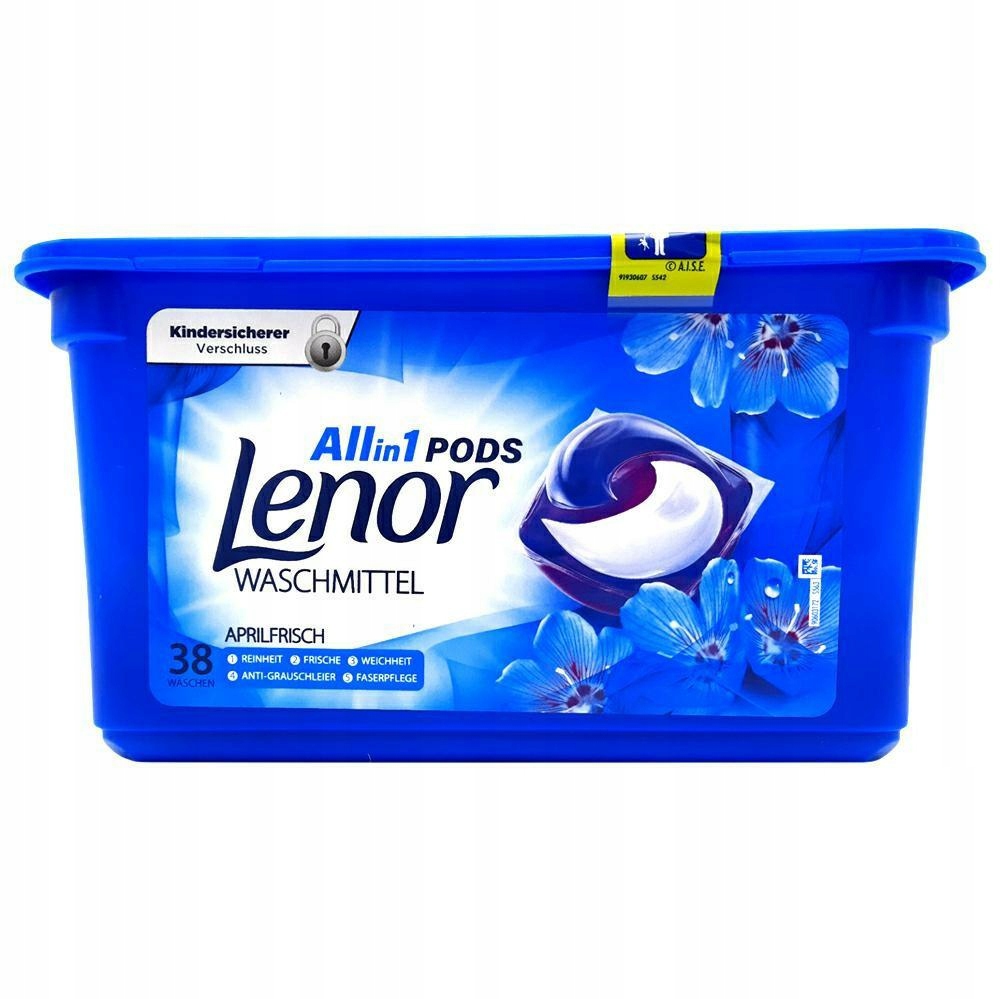 Pracie kapsuly a tablety - Lenor kaps. pre pr 38 ks 3in1 Aprílfrish