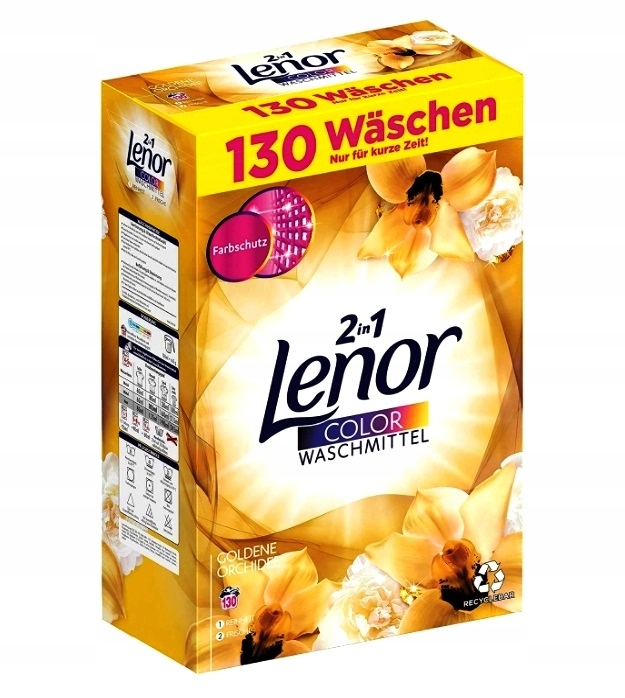Prací prášok - LENOR pranie prášok Zlatá orchidea 130 P s de