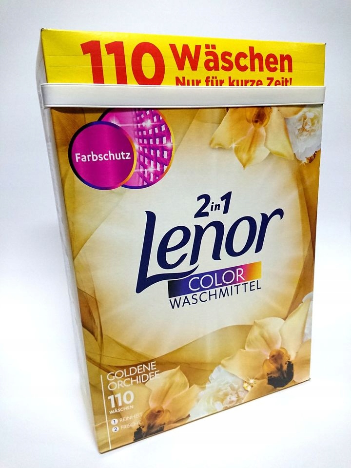 Prací  prášok - LENOR Prášok Goldene Orchidea 110P de