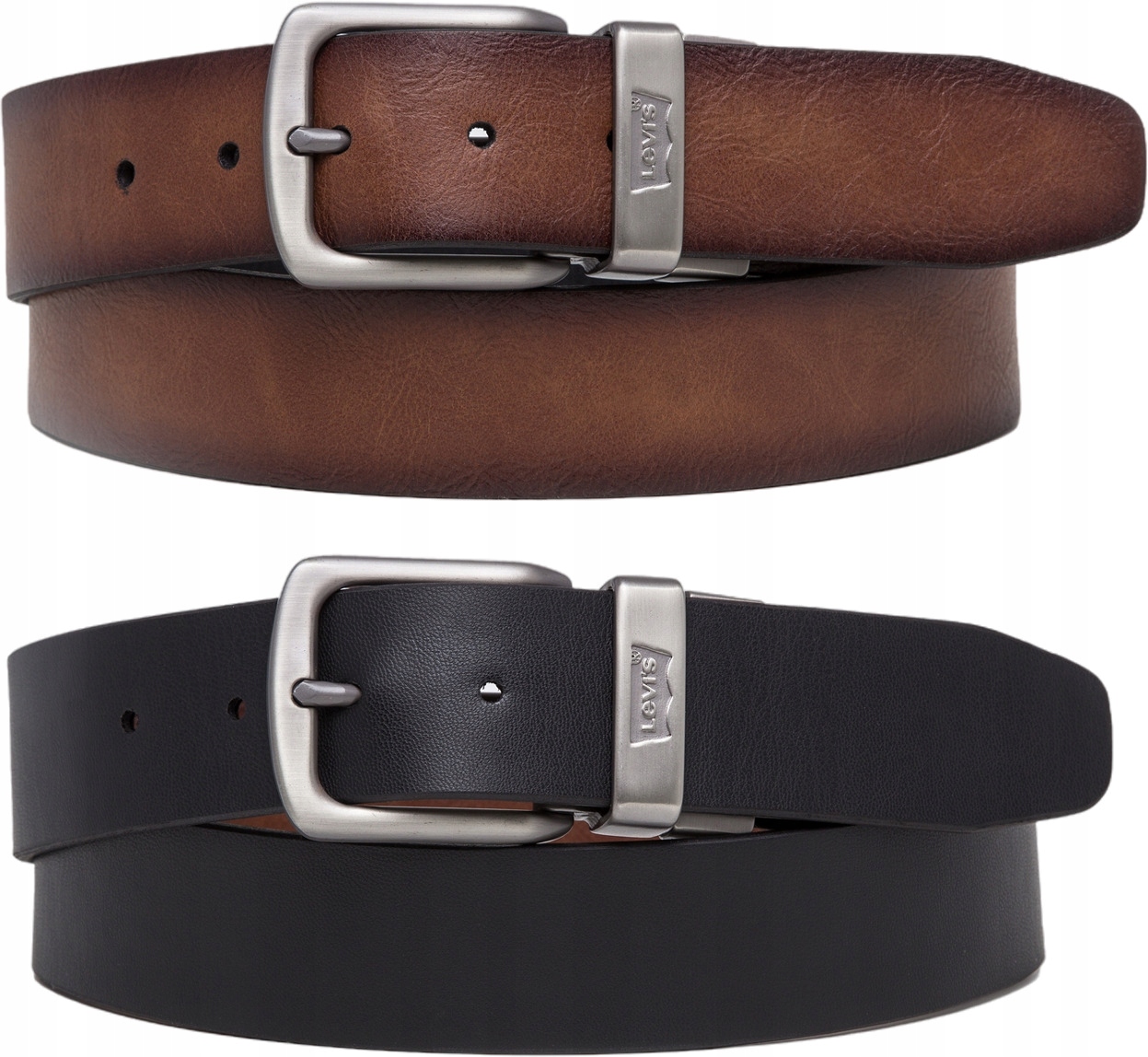 Opasok - Levi's Brown, Black, Green Strip - pánsky produkt