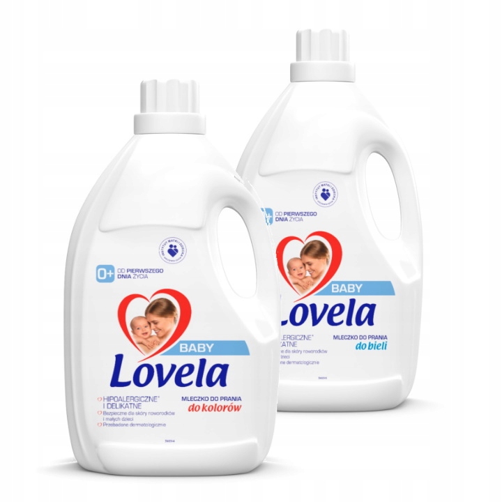 Prací gél - Lovela Detská bielizeň Mix 2x4,5l (100 PR)